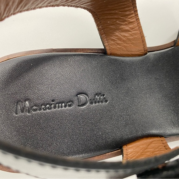 Massimo Dutti Woman's Fisherman Style Fine Leather Flat Sandals ITALY Size 42/11 - Picture 8 of 11